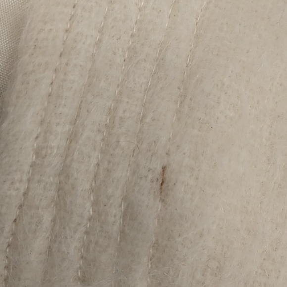 Vintage 80s / 90s Cream Mohair Blazer Jacket Deadstock Tailored Ivory Designer - Picture 11 of 12